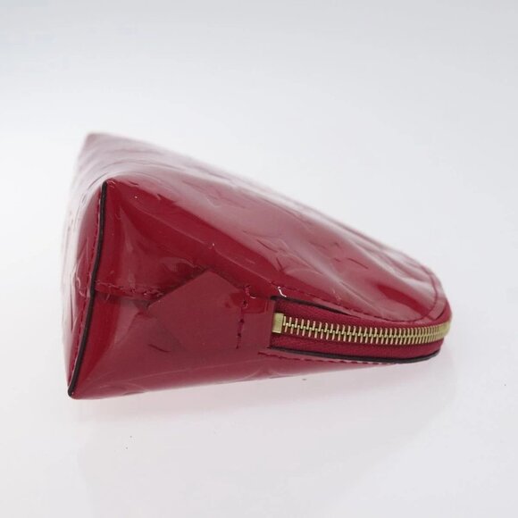 LOUIS VUITTON Monogram Vernis Pochette Cosmetic Rose Indian M90009 Auth 130667 - Picture 3 of 15
